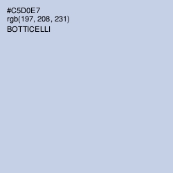 #C5D0E7 - Botticelli Color Image