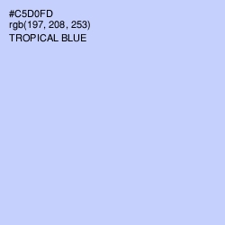 #C5D0FD - Tropical Blue Color Image