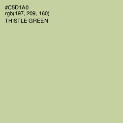 #C5D1A0 - Thistle Green Color Image