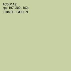 #C5D1A2 - Thistle Green Color Image