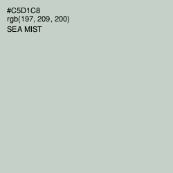 #C5D1C8 - Sea Mist Color Image