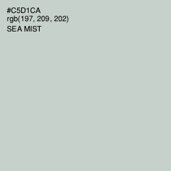 #C5D1CA - Sea Mist Color Image
