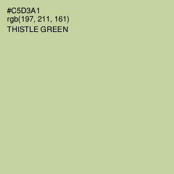 #C5D3A1 - Thistle Green Color Image