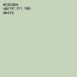 #C5D3BA - Pale Leaf Color Image