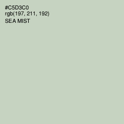 #C5D3C0 - Sea Mist Color Image