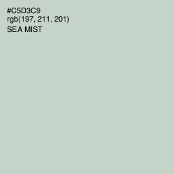 #C5D3C9 - Sea Mist Color Image