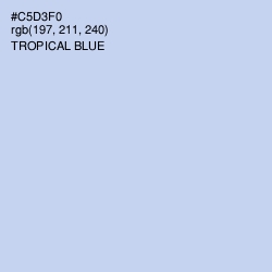 #C5D3F0 - Tropical Blue Color Image