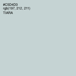 #C5D4D3 - Tiara Color Image