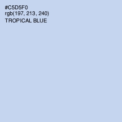 #C5D5F0 - Tropical Blue Color Image