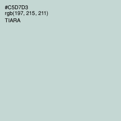 #C5D7D3 - Tiara Color Image