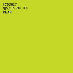 #C5D827 - Pear Color Image