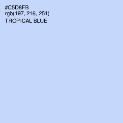 #C5D8FB - Tropical Blue Color Image