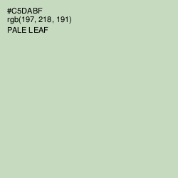 #C5DABF - Pale Leaf Color Image