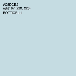 #C5DCE2 - Botticelli Color Image