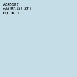 #C5DDE7 - Botticelli Color Image