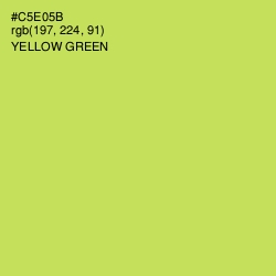 #C5E05B - Yellow Green Color Image