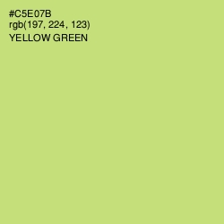 #C5E07B - Yellow Green Color Image