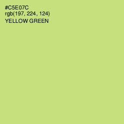 #C5E07C - Yellow Green Color Image