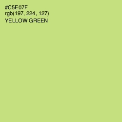 #C5E07F - Yellow Green Color Image