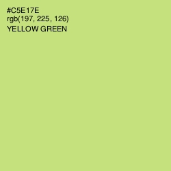 #C5E17E - Yellow Green Color Image