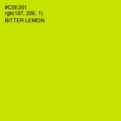 #C5E201 - Bitter Lemon Color Image