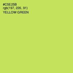 #C5E25B - Yellow Green Color Image