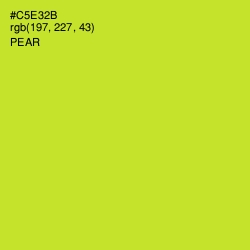 #C5E32B - Pear Color Image