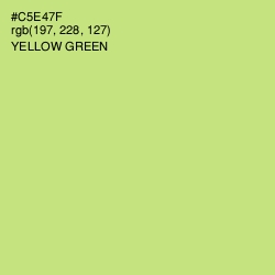 #C5E47F - Yellow Green Color Image