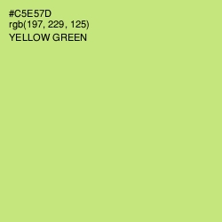 #C5E57D - Yellow Green Color Image