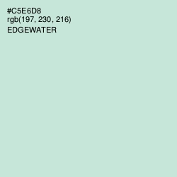 #C5E6D8 - Edgewater Color Image