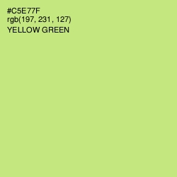 #C5E77F - Yellow Green Color Image