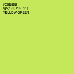 #C5E85B - Yellow Green Color Image