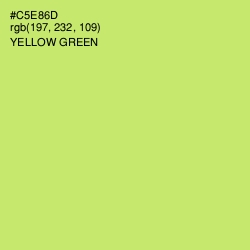 #C5E86D - Yellow Green Color Image