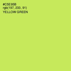 #C5E95B - Yellow Green Color Image