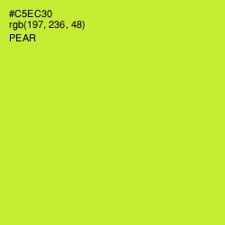 #C5EC30 - Pear Color Image
