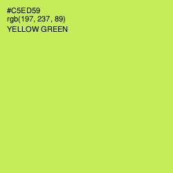 #C5ED59 - Yellow Green Color Image