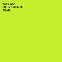 #C5EE2D - Pear Color Image