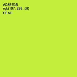 #C5EE3B - Pear Color Image