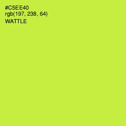 #C5EE40 - Wattle Color Image