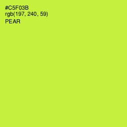 #C5F03B - Pear Color Image