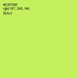 #C5F05E - Sulu Color Image