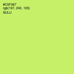 #C5F067 - Sulu Color Image