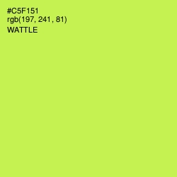 #C5F151 - Wattle Color Image