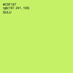 #C5F167 - Sulu Color Image