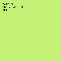 #C5F176 - Sulu Color Image