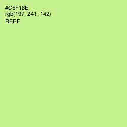 #C5F18E - Reef Color Image