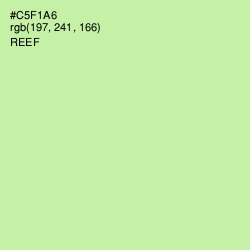 #C5F1A6 - Reef Color Image