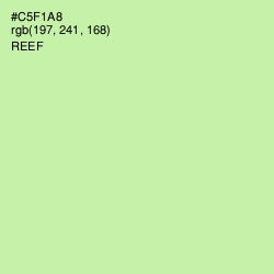 #C5F1A8 - Reef Color Image