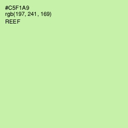 #C5F1A9 - Reef Color Image