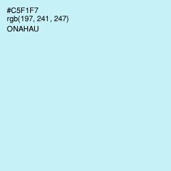 #C5F1F7 - Onahau Color Image